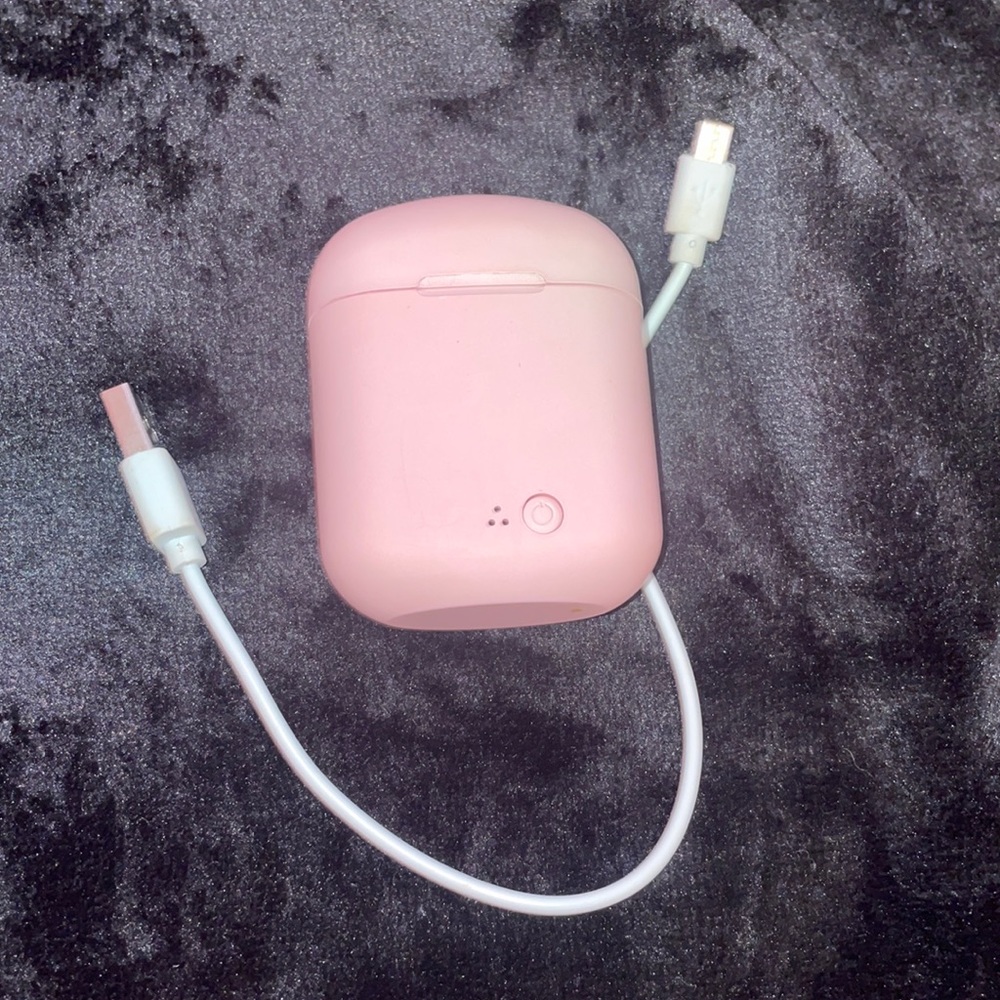 Oof brand wireless pink AirPods